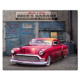 Beck's Garage Metal Sign 30in X24in Metal Sign