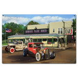 Diner and Rat Rods Metal Sign 24in X16in Metal Sign