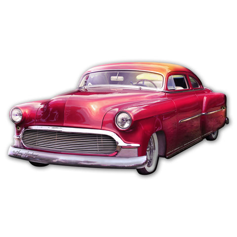 Chevy Cut out Metal Sign 18in X7in Metal Sign
