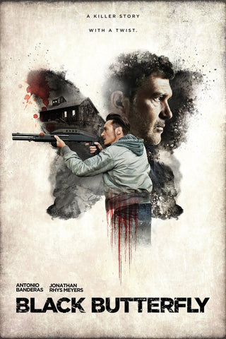 Black Butterfly Style E Movie Poster 11 x 17 inch