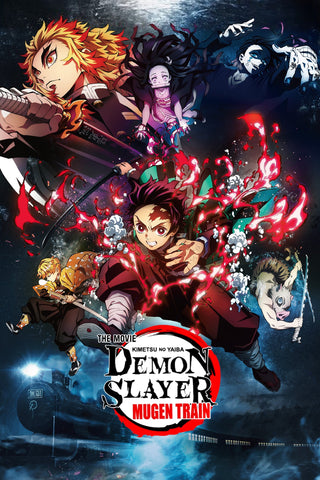 Demon Slayer -Kimetsu no Yaiba- The Movie: Mugen Train Style A Movie Poster 27 x 40 inch