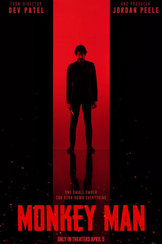 Monkey Man Style B Movie Poster 27 x 40 inch