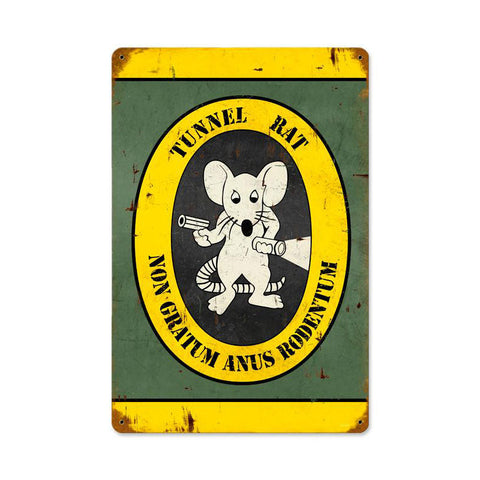 Tunnel-Rat-Vintage-Sign-Metal-Sign