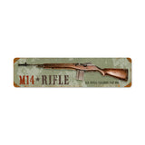 M14 Rifle Vintage Sign Metal Sign