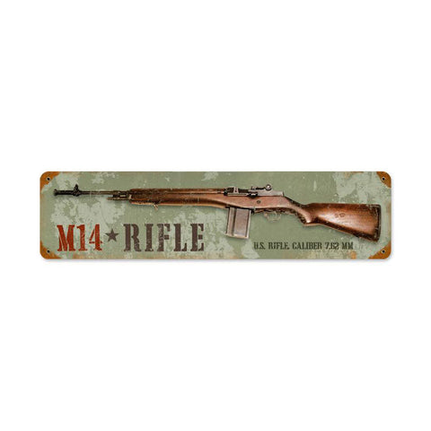 M14-Rifle-Vintage-Sign-Metal-Sign
