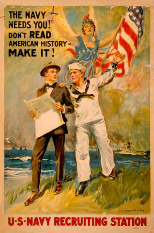 Join-The-Navy-Vintage-Sign-Metal-Sign