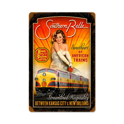 Southern-Belle-Vintage-Sign-Metal-Sign