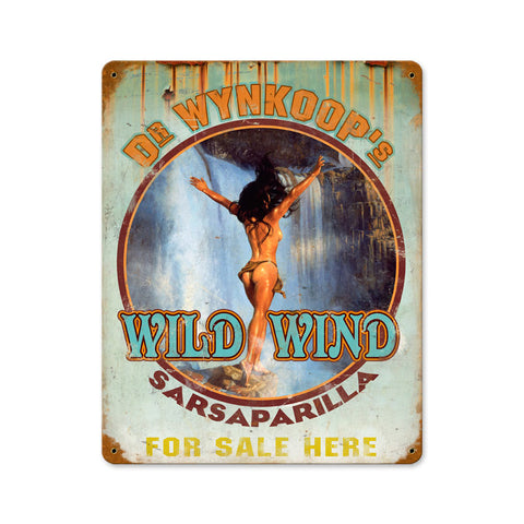 Wild Sarsaparilla Vintage Sign Metal Sign