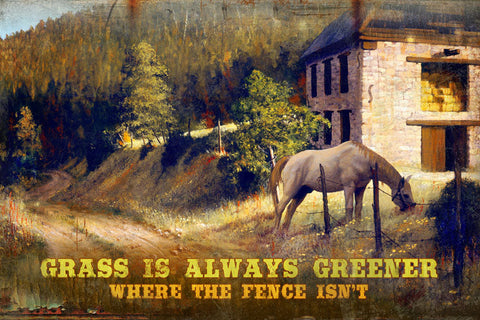 Greener-Grass-Vintage-Sign-Metal-Sign