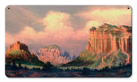 Bell Rock Sedona Vintage Sign Metal Sign