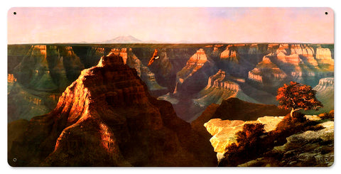 Canyon Dawn Vintage Sign Metal Sign