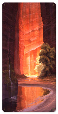 Clear-Springs-Canyon-Vintage-Sign-Metal-Sign