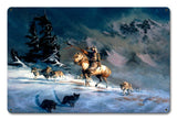 Brother of the Wolf Vintage Sign Metal Sign