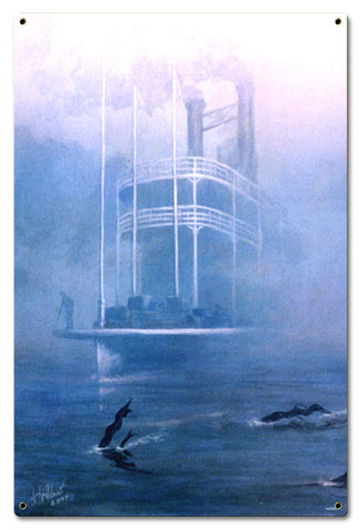 Ghost-of-the-Mississippi-Vintage-Sign-Metal-Sign