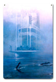 Ghost of the Mississippi Vintage Sign Metal Sign