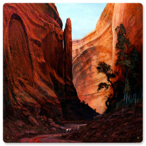 In the Narrows Vintage Sign Metal Sign