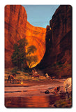 Hidden Canyon Vintage Sign Metal Sign