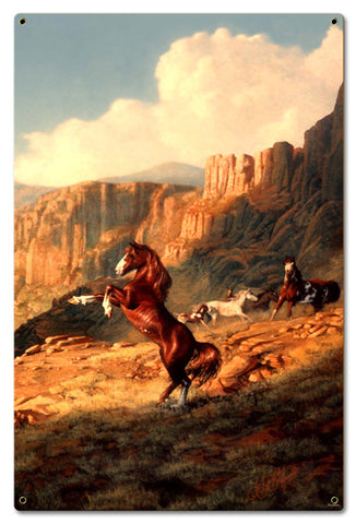 King Vintage Sign Metal Sign