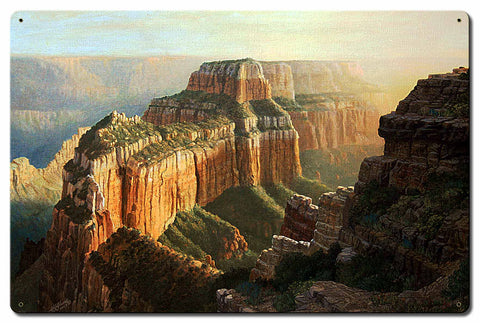 North-Rim-Sunset-Vintage-Sign-Metal-Sign