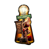 Street Girl Vintage Sign Metal Sign