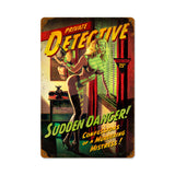 Sudden Danger Vintage Sign Metal Sign