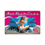 Hot Rear Ends Vintage Sign Metal Sign