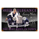 Sheer Elegance Vintage Sign Metal Sign