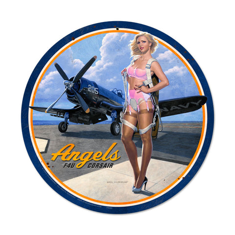 Angels Corsair Vintage Sign Metal Sign