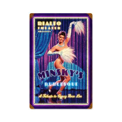 Gypsy Rose Vintage Sign Metal Sign