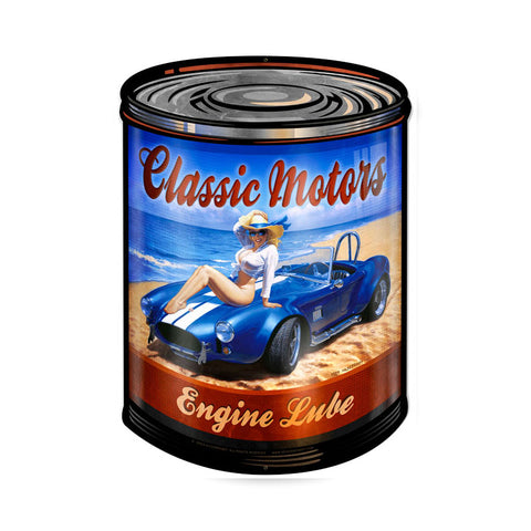 Classic Motor Cars Vintage Sign Metal Sign