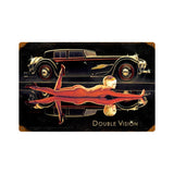 Double Vision Vintage Sign Metal Sign