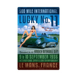 Lucky Number Eleven Vintage Sign Metal Sign