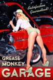 Grease Monkey XL Vintage Sign Metal Sign