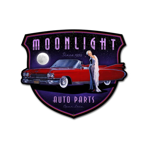 Moonlight-Auto-Parts-Vintage-Sign-Metal-Sign