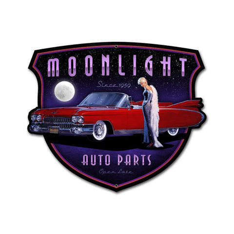 Moonlight-Auto-Parts-Vintage-Sign-Metal-Sign