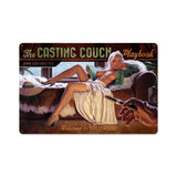 Casting Couch Vintage Sign Metal Sign