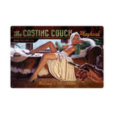 Casting Couch Vintage Sign Metal Sign