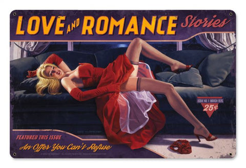 Love-And-Romance-Vintage-Sign-Metal-Sign