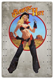 SMOKIN' HOT Vintage Sign Metal Sign