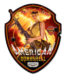 American Bombshell Metal Sign