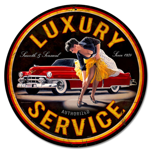 Luxury-Service-Metal-Sign