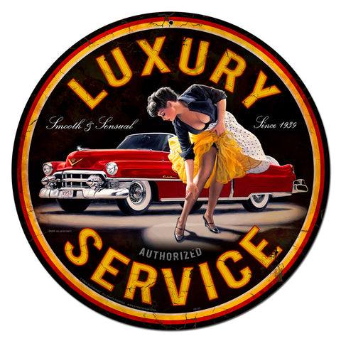 Luxury-Service-Metal-Sign