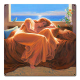 FLAMING JUNE Metal Sign