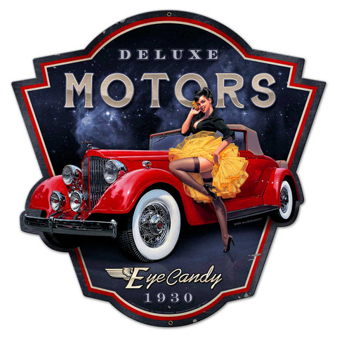 Eye Candy Motors Metal Sign