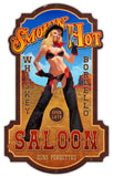 Smokin' Hot Saloon Metal Sign
