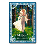 Rhiannon Goddess Metal Sign