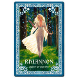 Rhiannon Goddess Metal Sign
