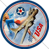 HB316 - USA B17 18 GAUGE Metal Sign