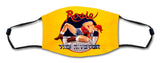 Rosie The Riveter Mask Metal Sign