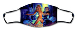 Alien Abduction Mask Metal Sign
